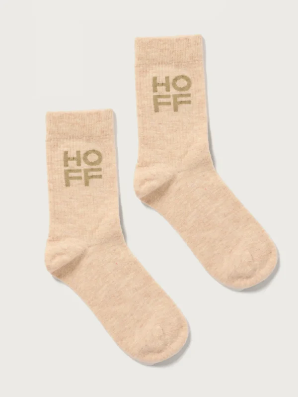 Best Sale HOFF BEIGEFARBENE KASCHMIR-SOCKEN