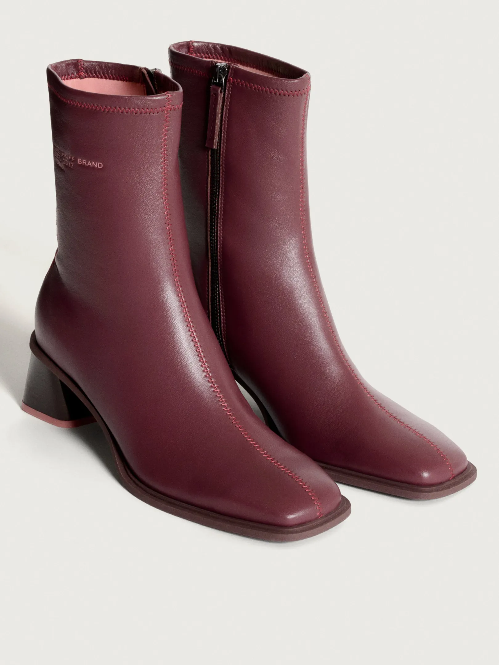 date_burgunder_stiefelett_1.webp Flash Sale HOFF DATE BURGUNDER STIEFELETTE MIT ABSATZ