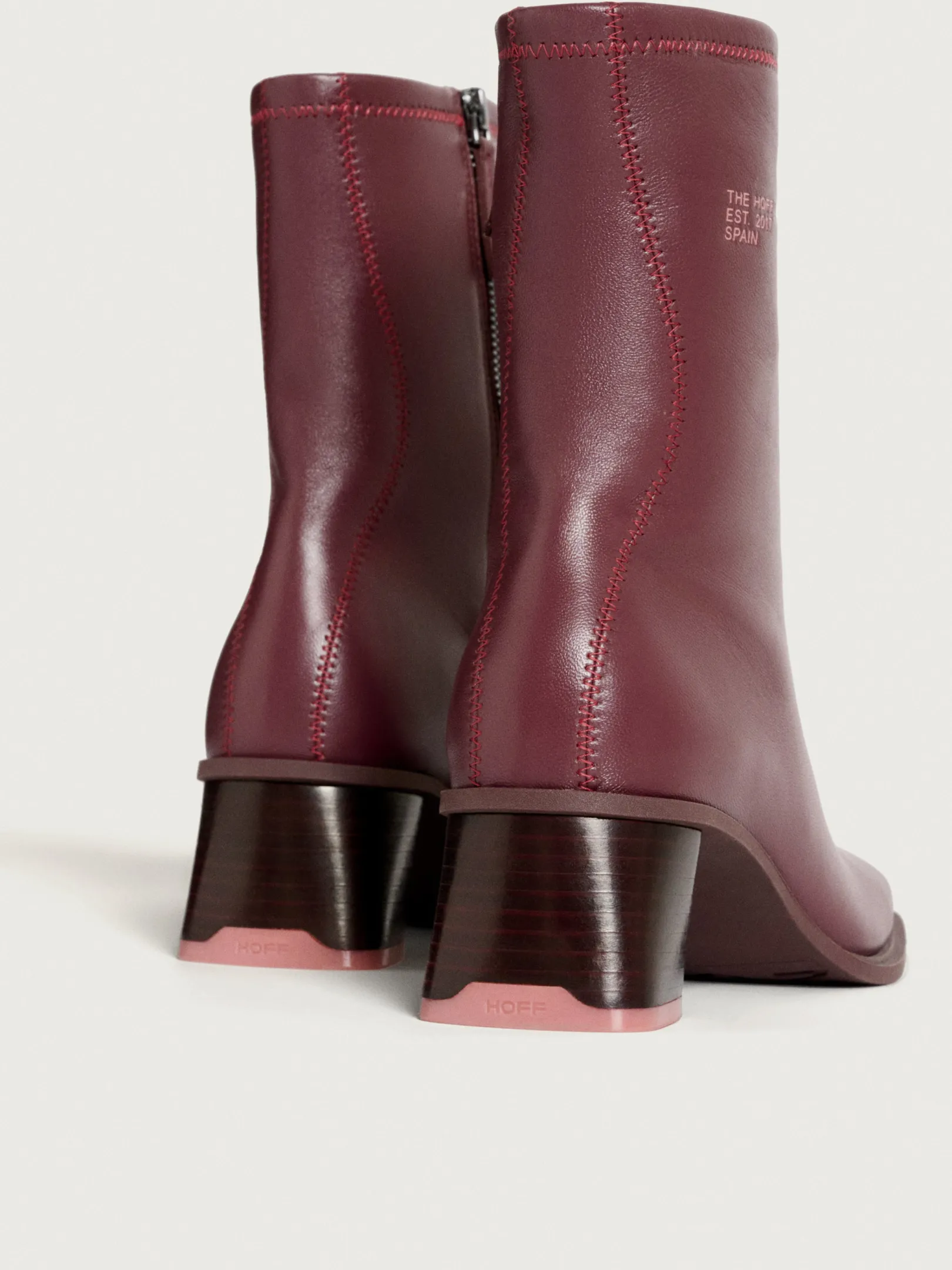 date_burgunder_stiefelett_2.webp Flash Sale HOFF DATE BURGUNDER STIEFELETTE MIT ABSATZ