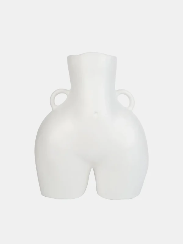 Flash Sale HOFF LOVE HANDLES VASE WHITE