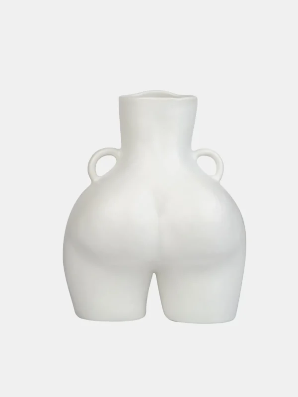 Flash Sale HOFF LOVE HANDLES VASE WHITE