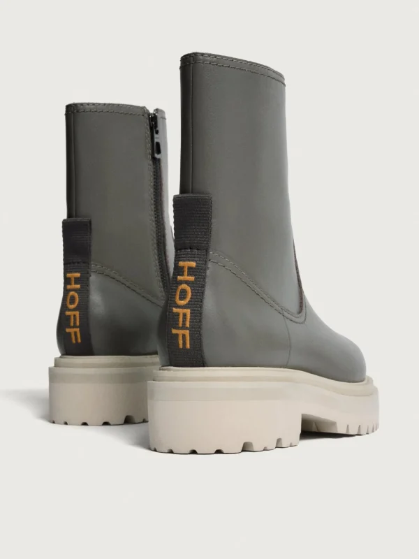 Shop HOFF OFFICE GRAUER LEDERSTIEFEL