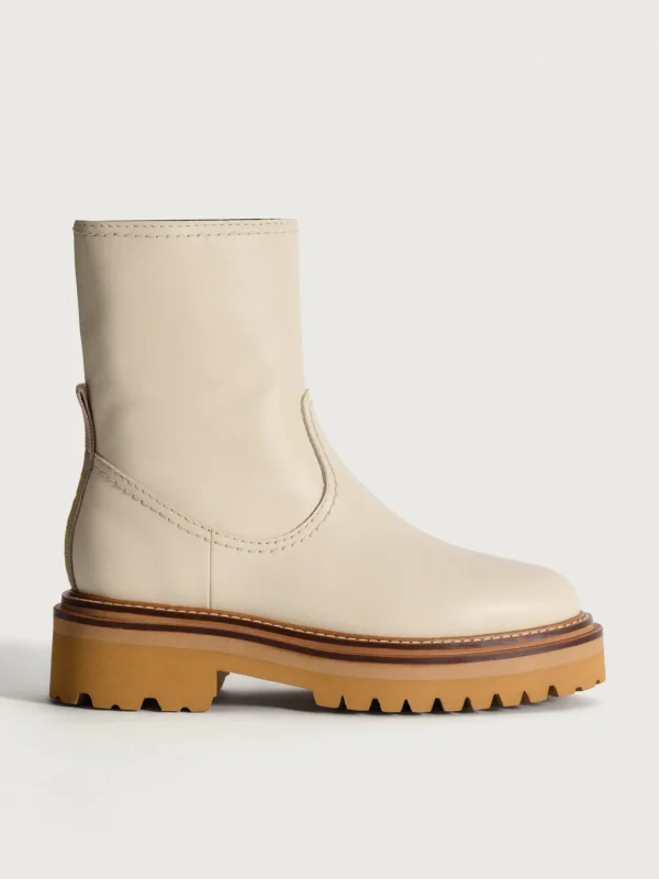 Clearance HOFF OFFICE OFF WHITE LEDERSTIEFEL
