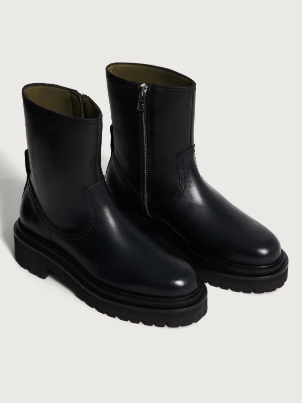 Best Sale HOFF OFFICE SCHWARZER LEDERSTIEFEL