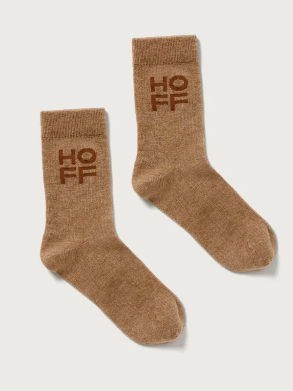Shop HOFF TAUPEFARBENE KASCHMIR-SOCKEN